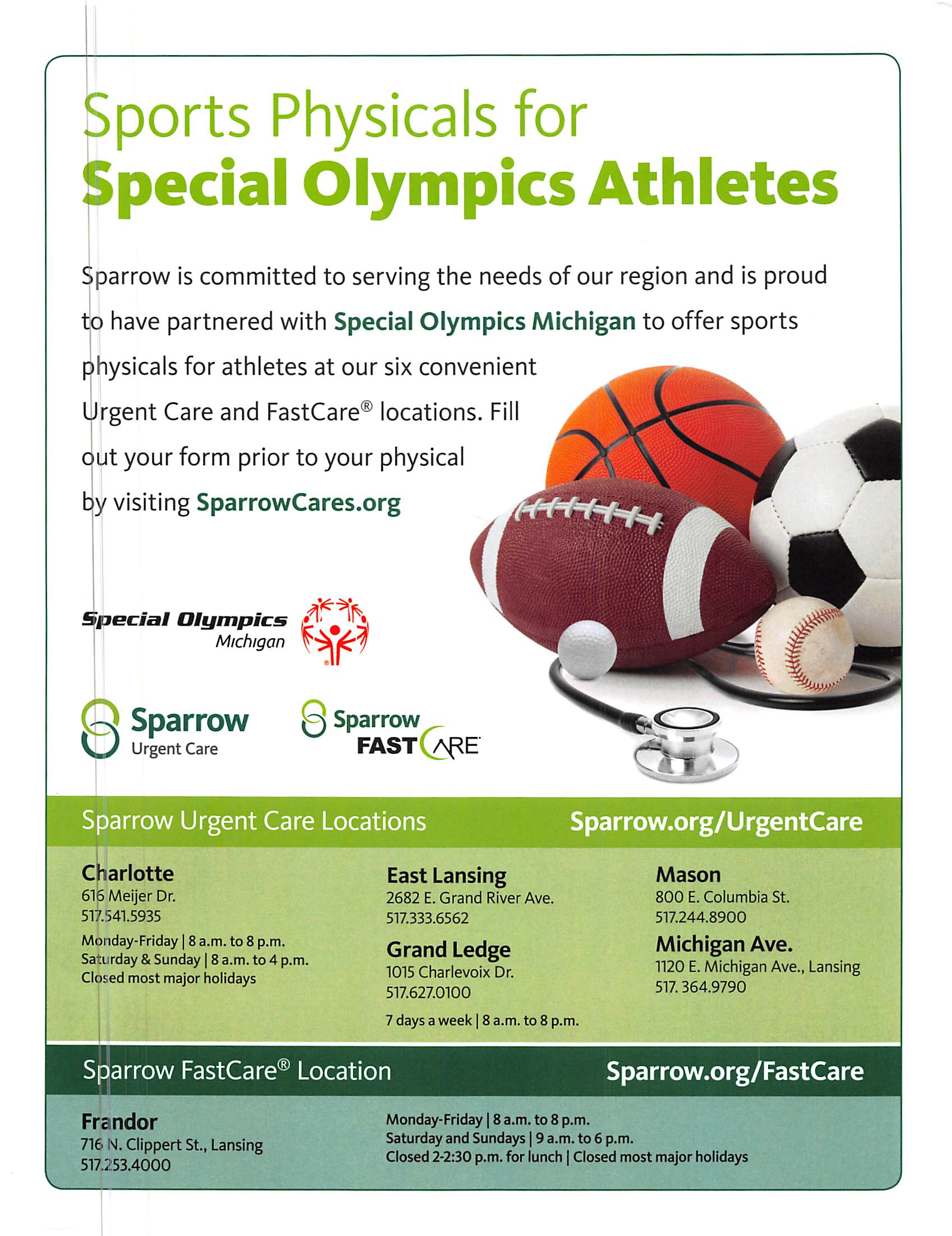 Area 8 Special Olympics Michigan